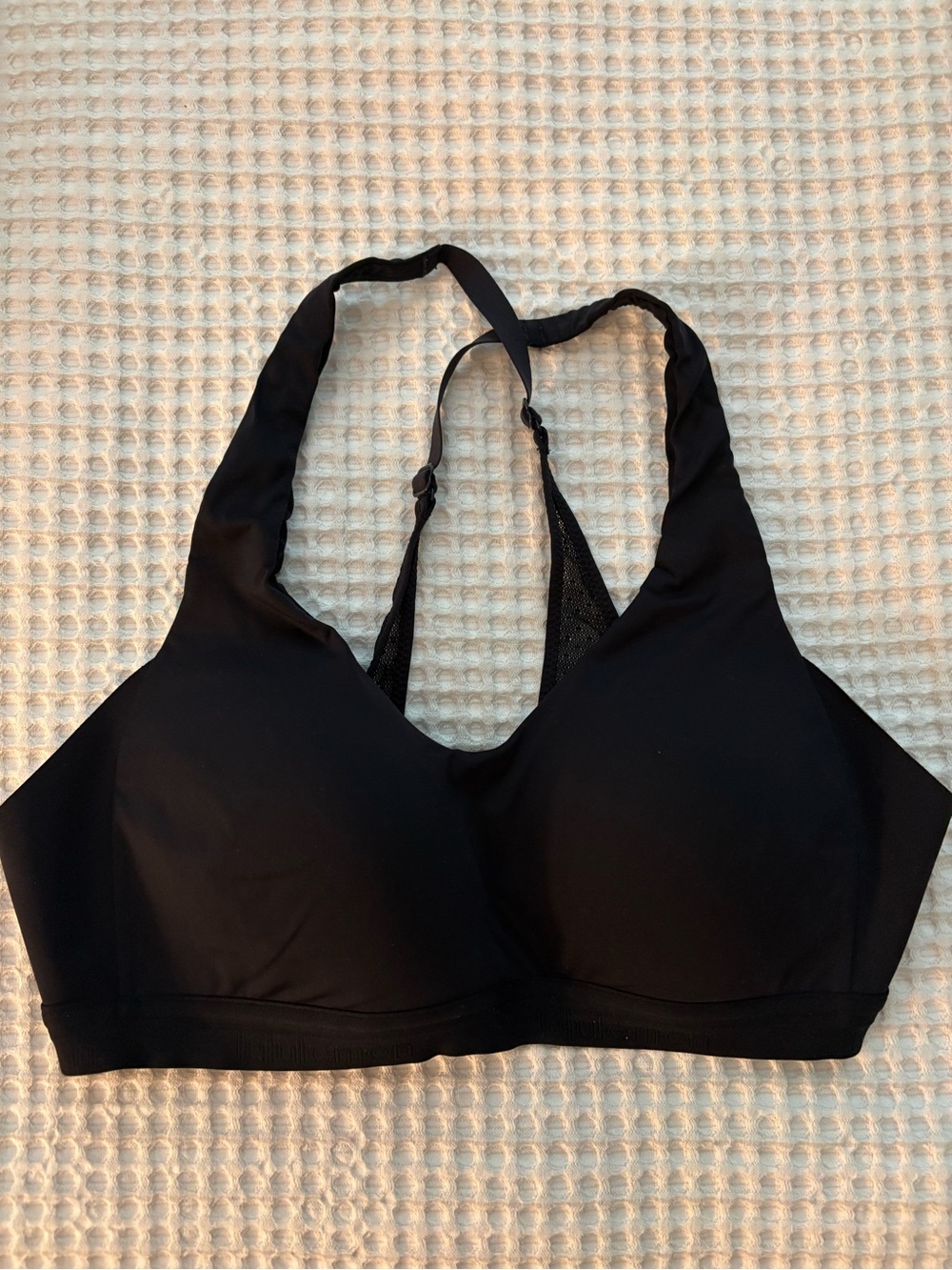lululemon Black Wireless Racerback Sports Bra size 34B
